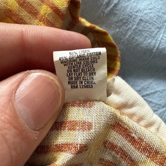 Taylor Stitch The Short Sleeve Hawthorne in Gold Wave - Size XL (44) - Picture 6 of 6